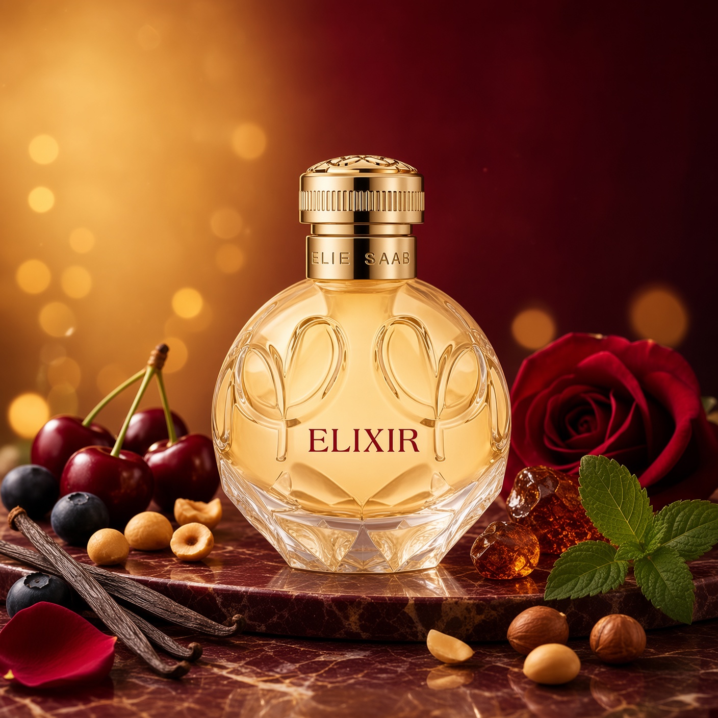 Elie Saab Elixir Eau De Parfum 100 ml - Afbeelding 3