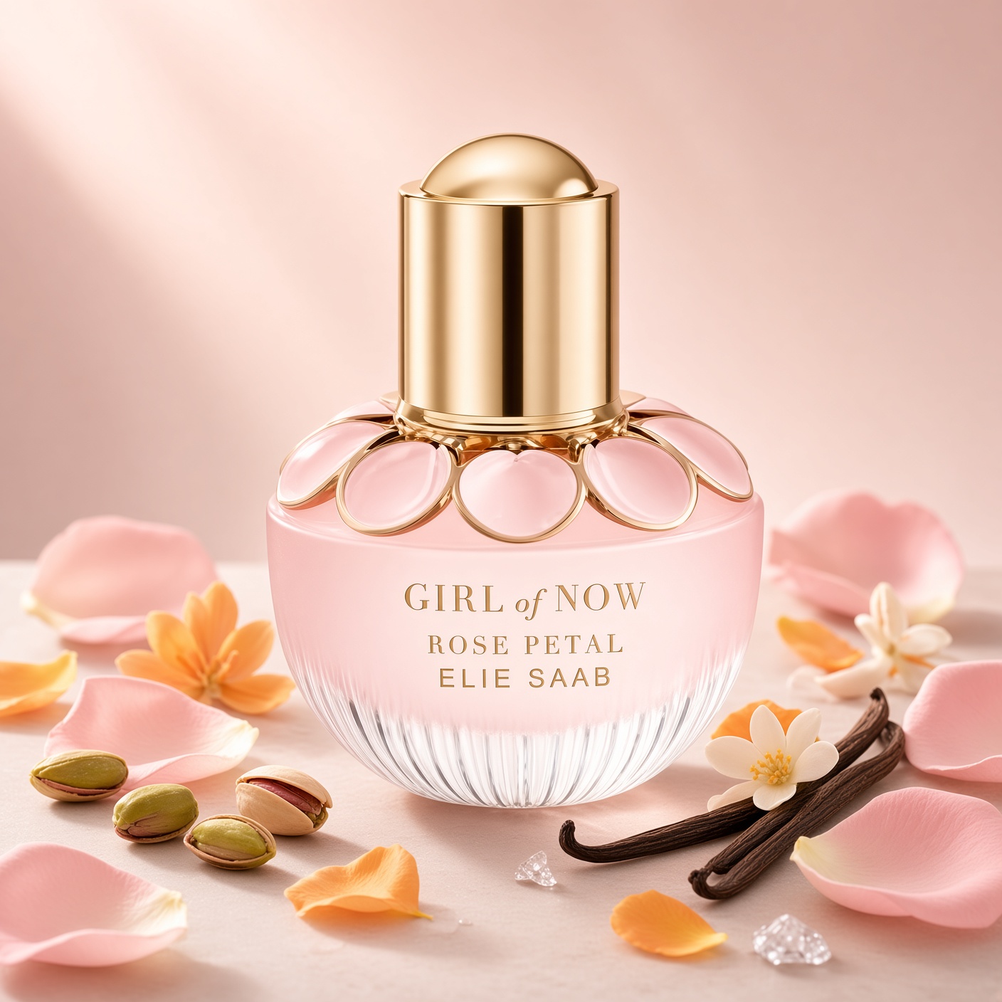 Elie Saab Girl of Now Rose Petal Eau De Parfum 90 ml - Afbeelding 3