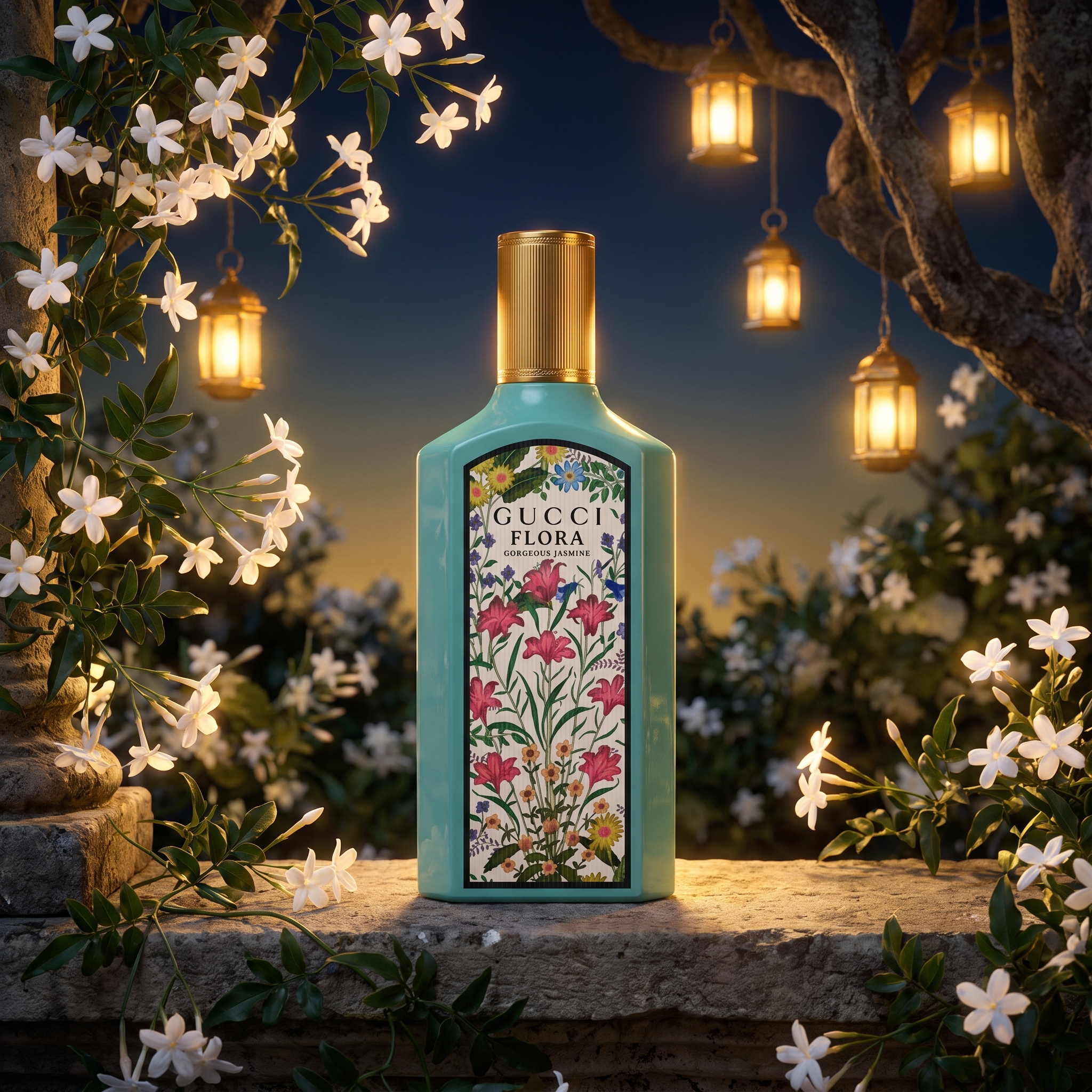 Gucci Flora Gorgeous Jasmine Eau De Parfum 100 ml - Afbeelding 4