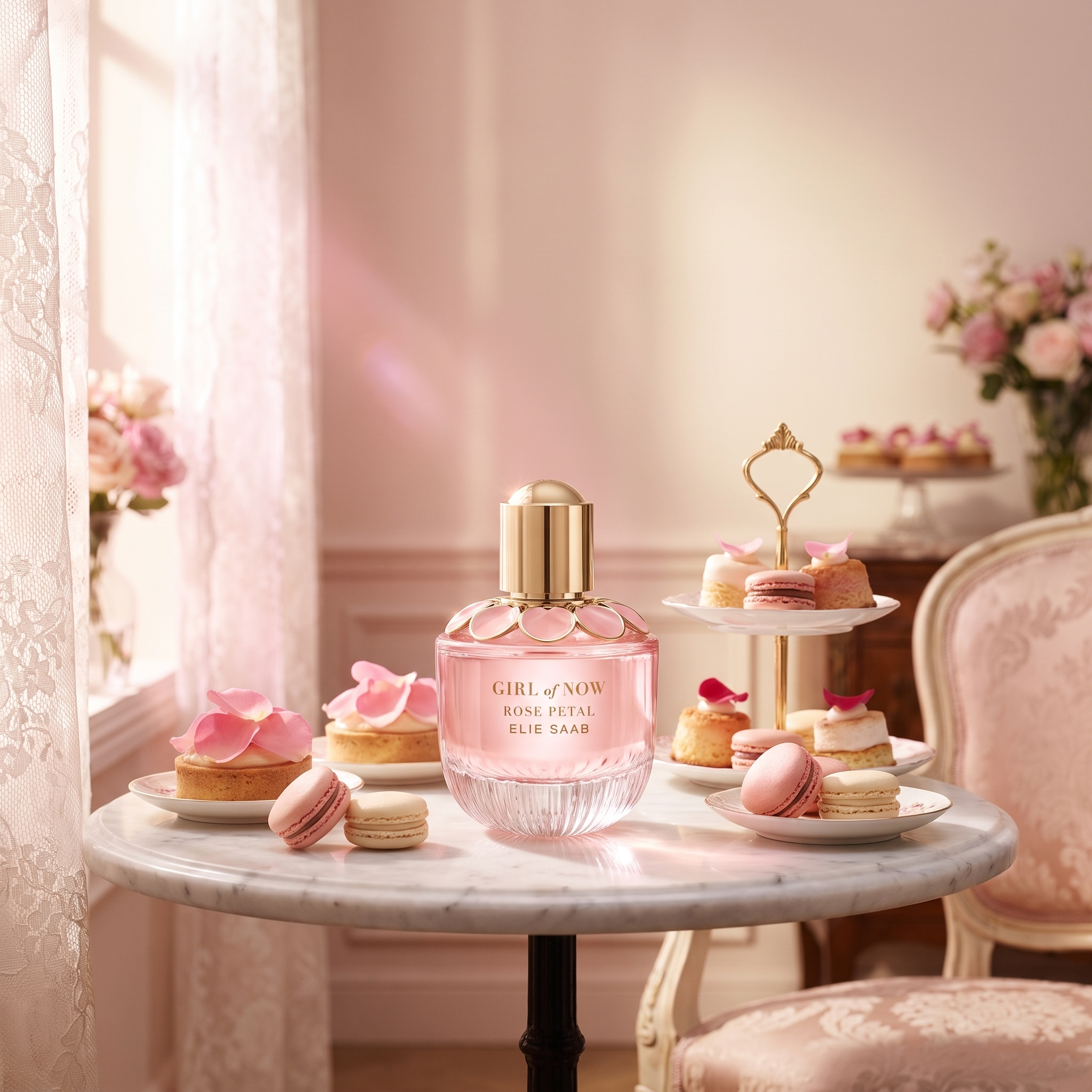 Elie Saab Girl of Now Rose Petal Eau De Parfum 90 ml - Afbeelding 4