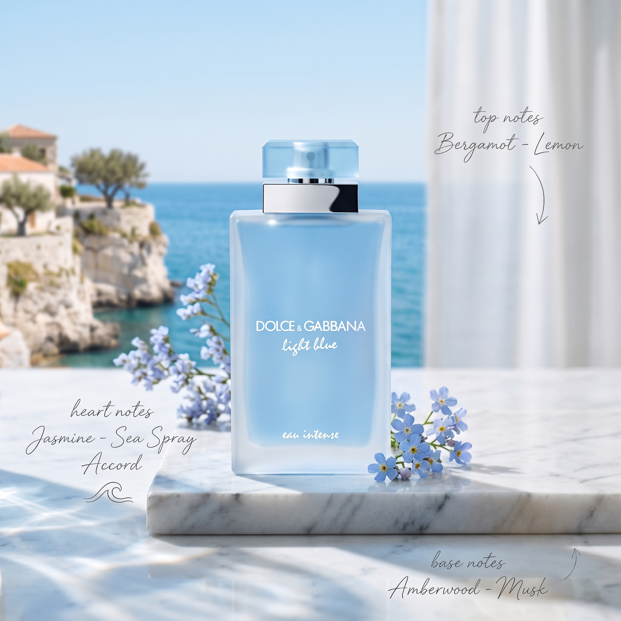 Dolce & Gabbana Light Blue Eau Intense Eau De Parfum 100 ml - Afbeelding 3