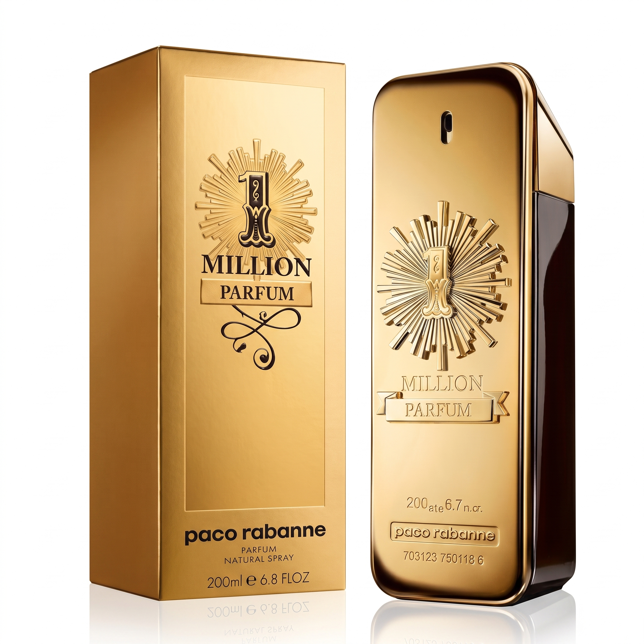 Paco Rabanne 1 Million Eau de Parfum 200 ml - Afbeelding 2