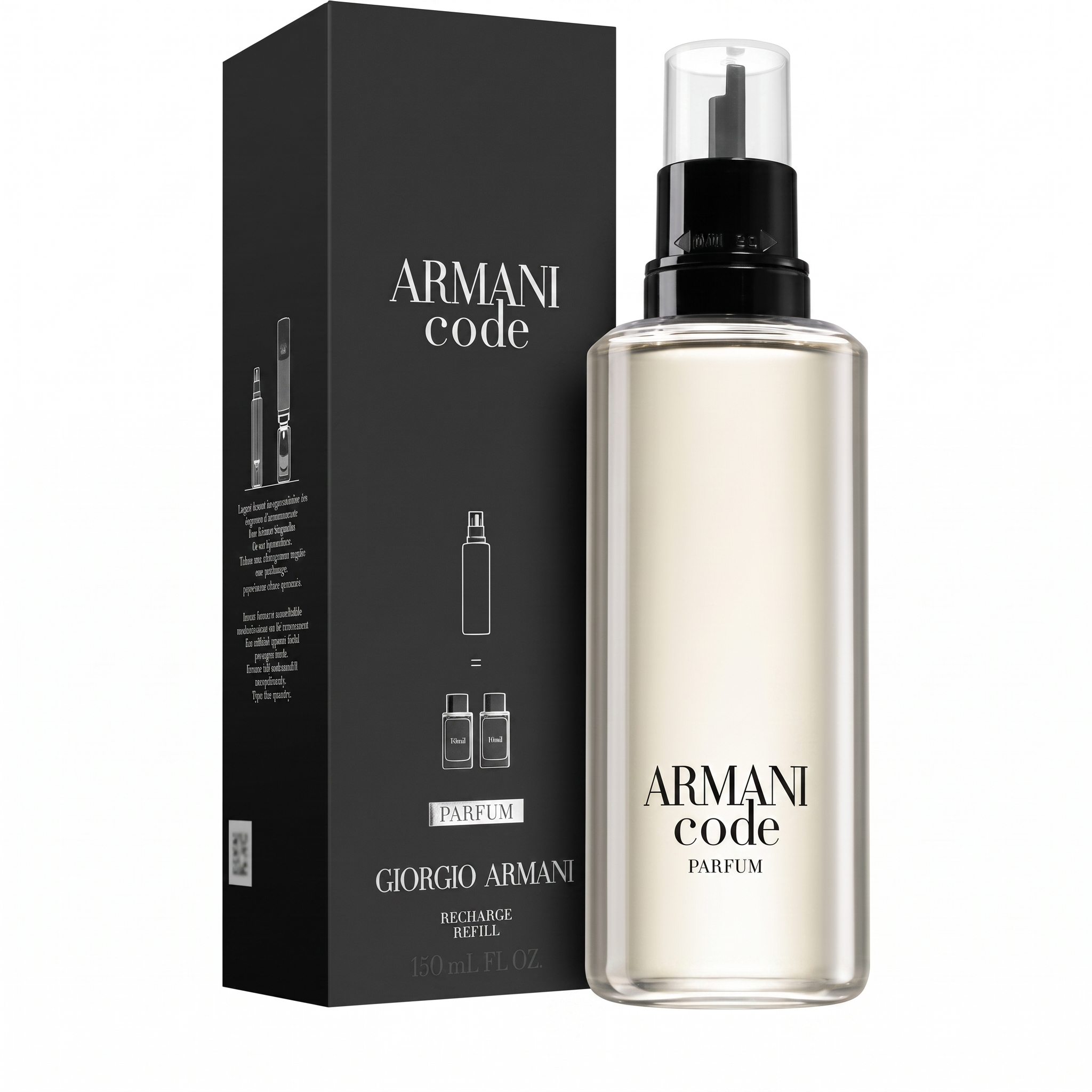 Giorgio Armani Code Homme Parfum Refill 150 ml - Afbeelding 2
