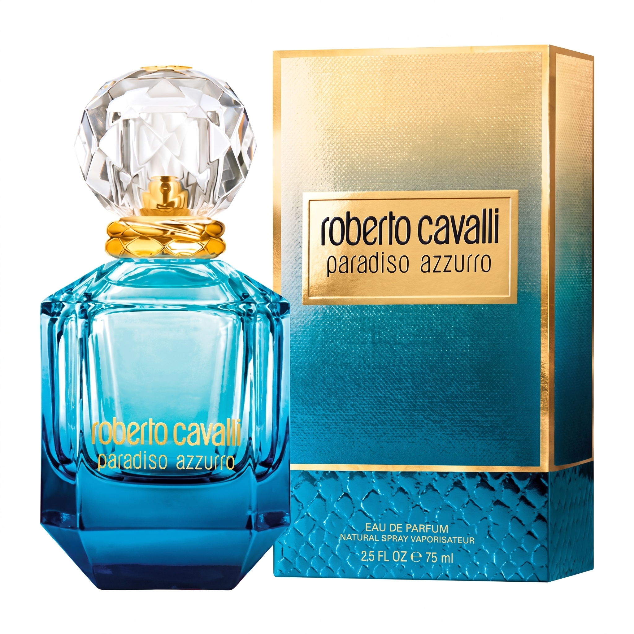 Roberto Cavalli Paradiso Azzurro Eau de Parfum 75 ml - Afbeelding 2