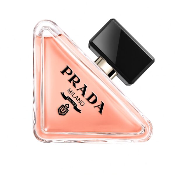 Serge Lutens La Religieuse Eau de Parfum fles met zwarte bolle dop en paarse vloeistof op witte achtergrond