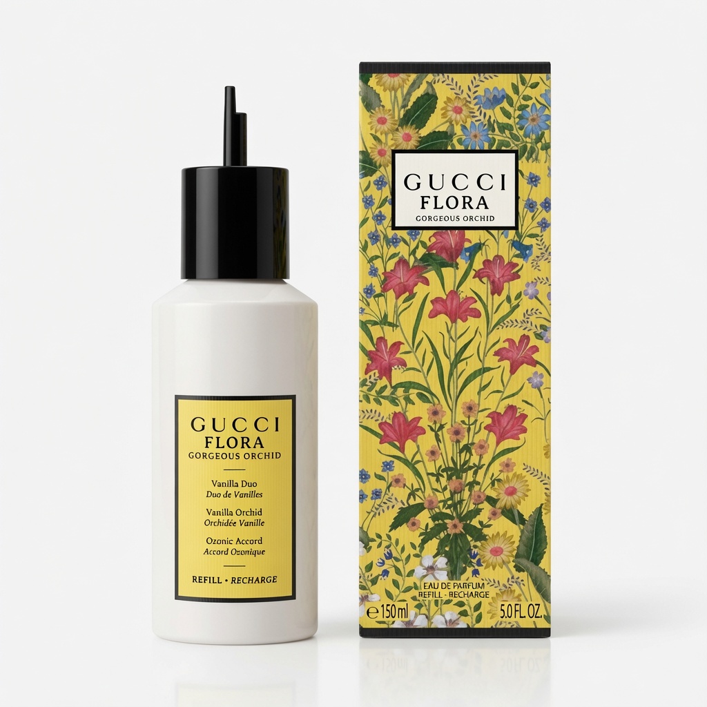 Gucci Flora Gorgeous Orchid Eau de Parfum Refill 150 ml - Afbeelding 2