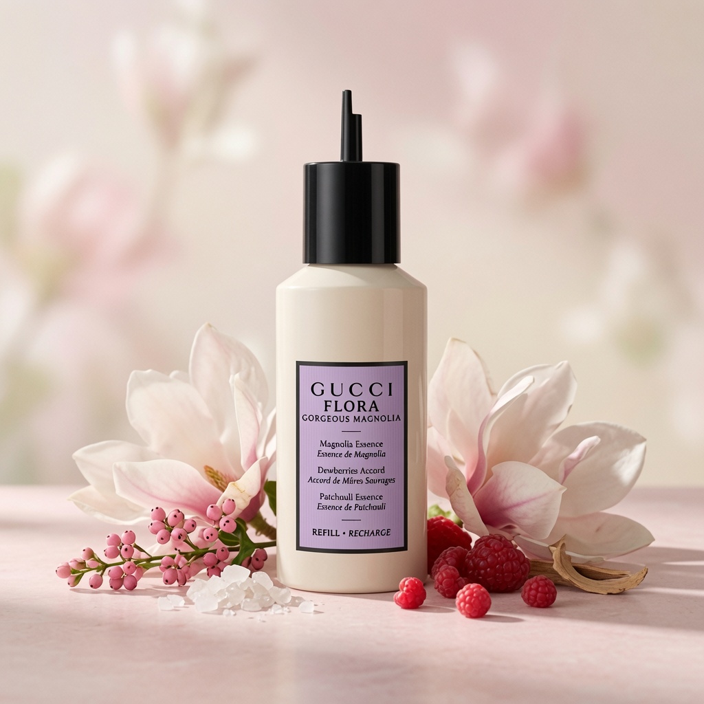 Gucci Flora Gorgeous Magnolia Eau de Parfum Refill 150 ml - Afbeelding 3