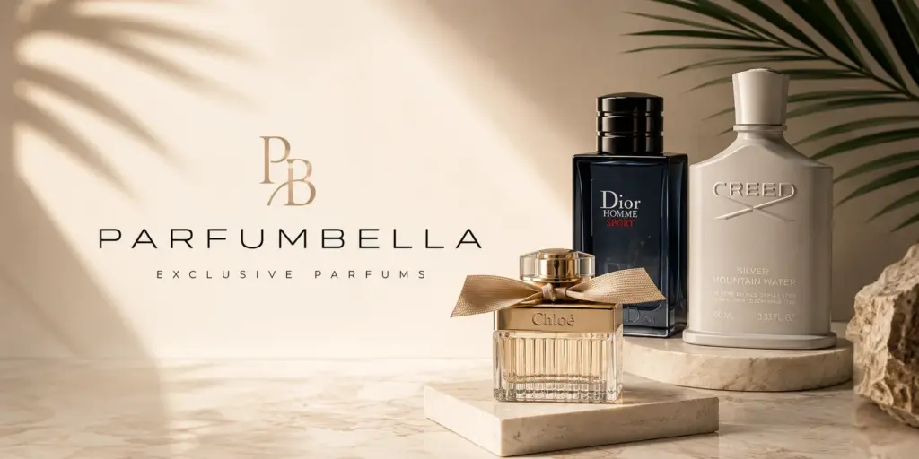 Luxe zomerparfums van Parfumbella met exclusieve dames- en herengeuren voor de zomer van 2026, waaronder Dior Homme Sport, Creed en Chloé.