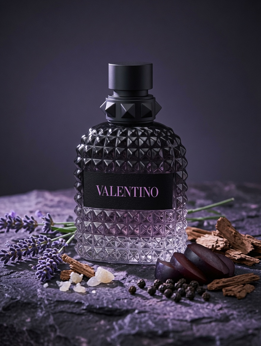 Valentino Born in Roma Uomo Purple Melancholia Eau de Toilette 100 ml - Afbeelding 3