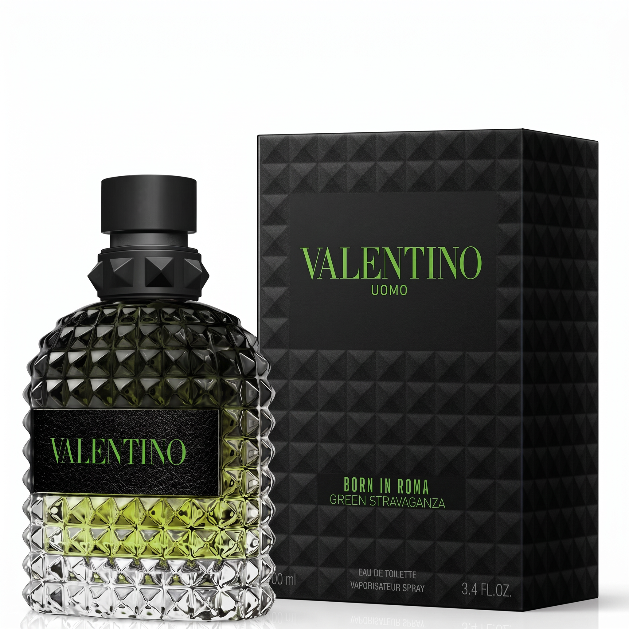 Valentino Born in Roma Uomo Green Stravaganza Eau de Toilette 100 ml - Afbeelding 2