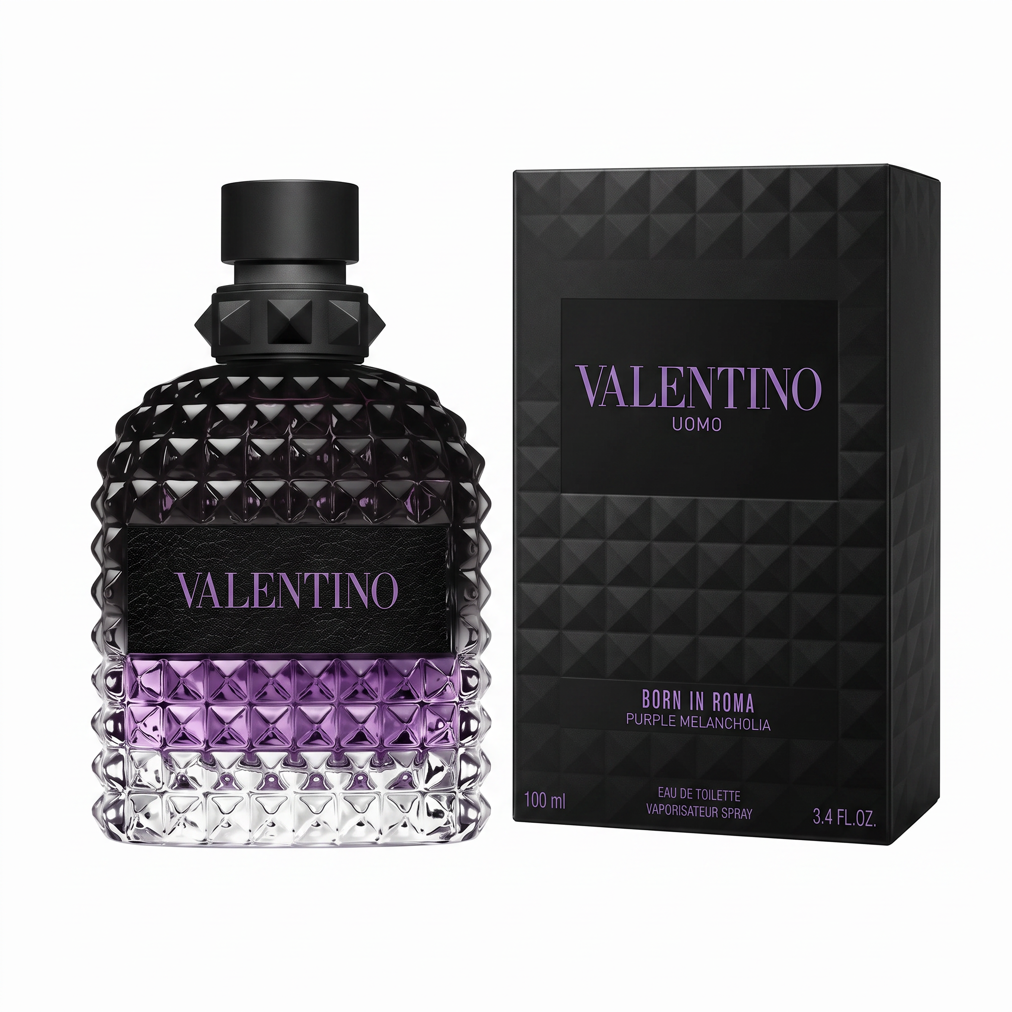 Valentino Born in Roma Uomo Purple Melancholia Eau de Toilette 100 ml - Afbeelding 2