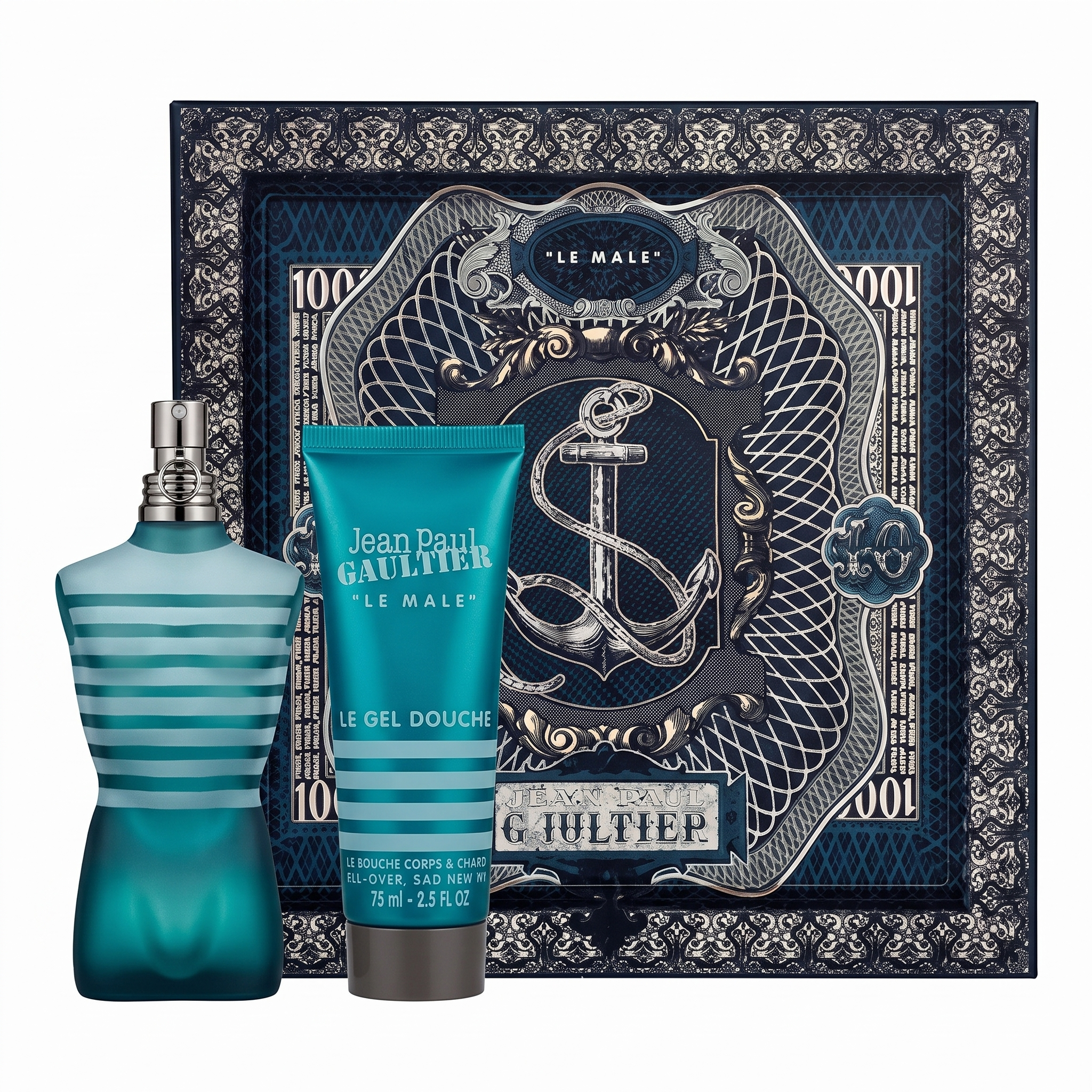 Jean Paul Gaultier Le Male Gift Set – Eau de Toilette 125 ml + Shower Gel 75 ml - Afbeelding 2