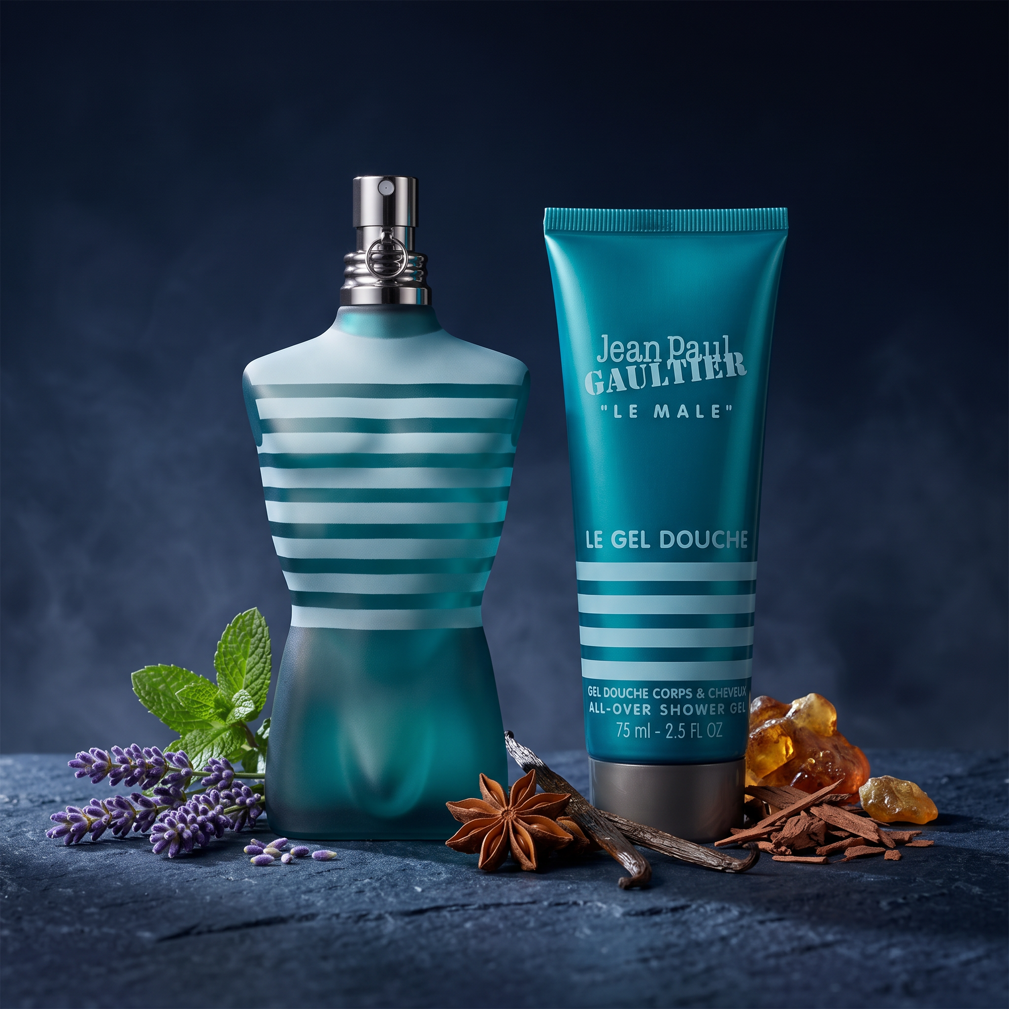 Jean Paul Gaultier Le Male Gift Set – Eau de Toilette 125 ml + Shower Gel 75 ml - Afbeelding 3