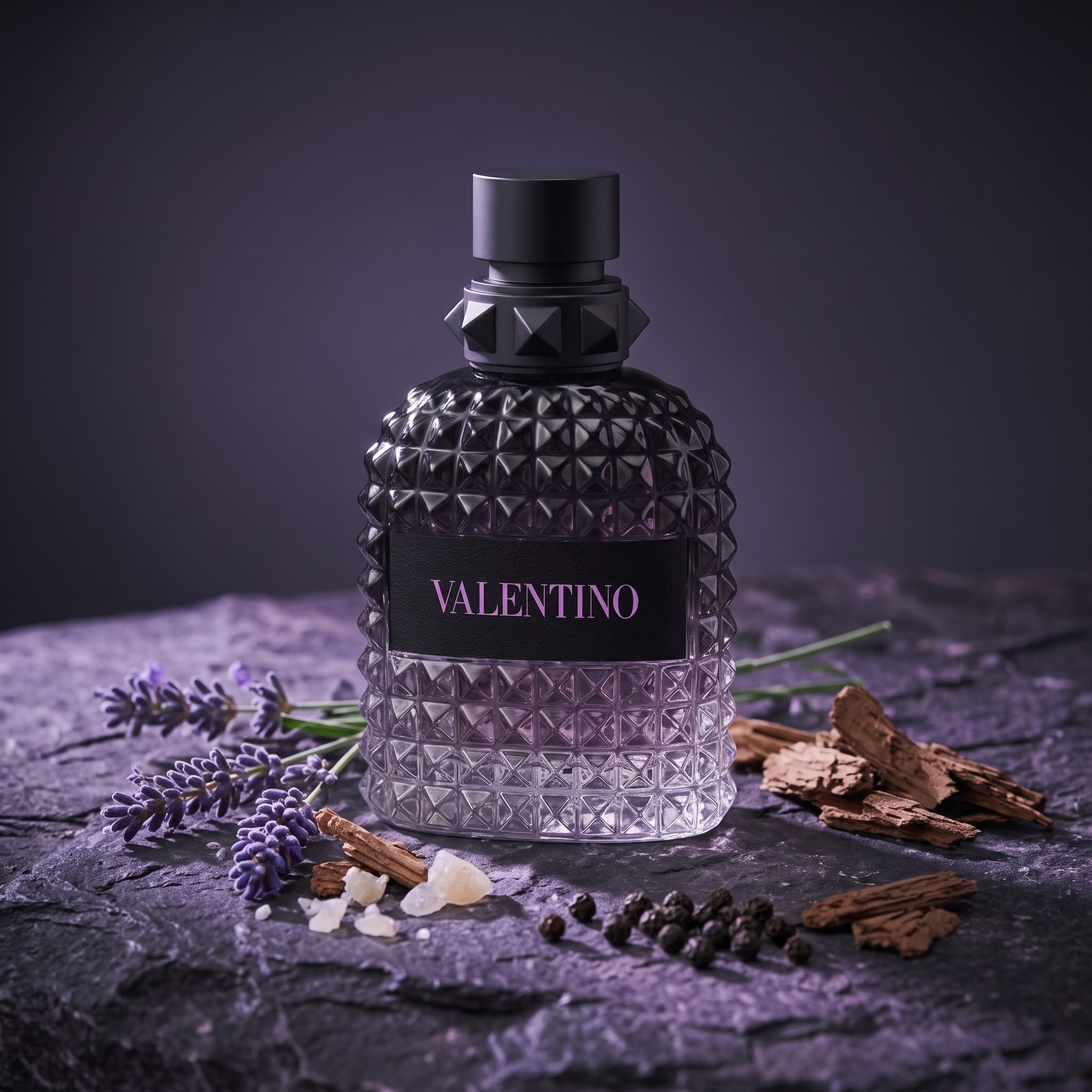 Valentino Born in Roma Uomo Purple Melancholia Eau de Toilette 100 ml - Afbeelding 3