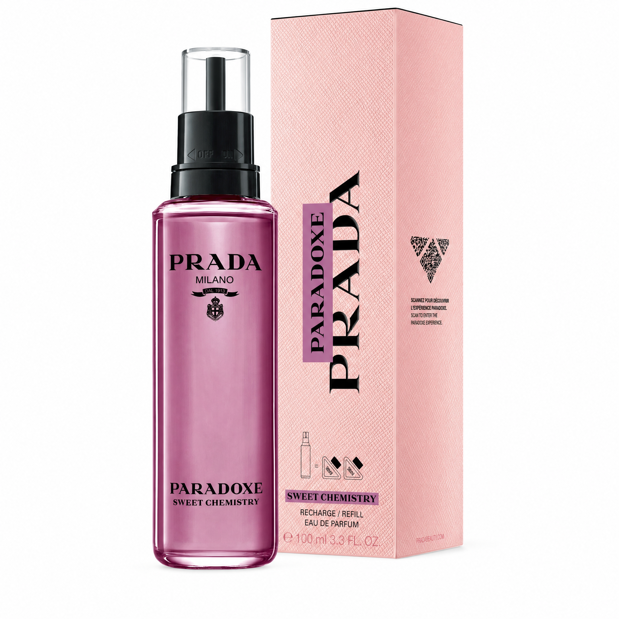 prada paradoxe sweet chemistry eau de parfum 100 ml refill - Afbeelding 2