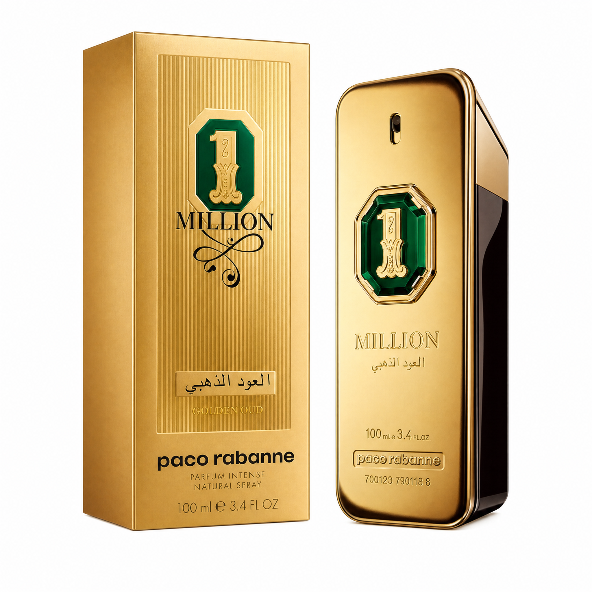 Rabanne 1 Million Golden Oud Parfum Intense 100 ml - Afbeelding 2