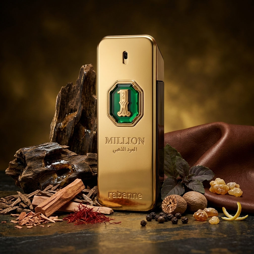 Rabanne 1 Million Golden Oud Parfum Intense 100 ml - Afbeelding 4